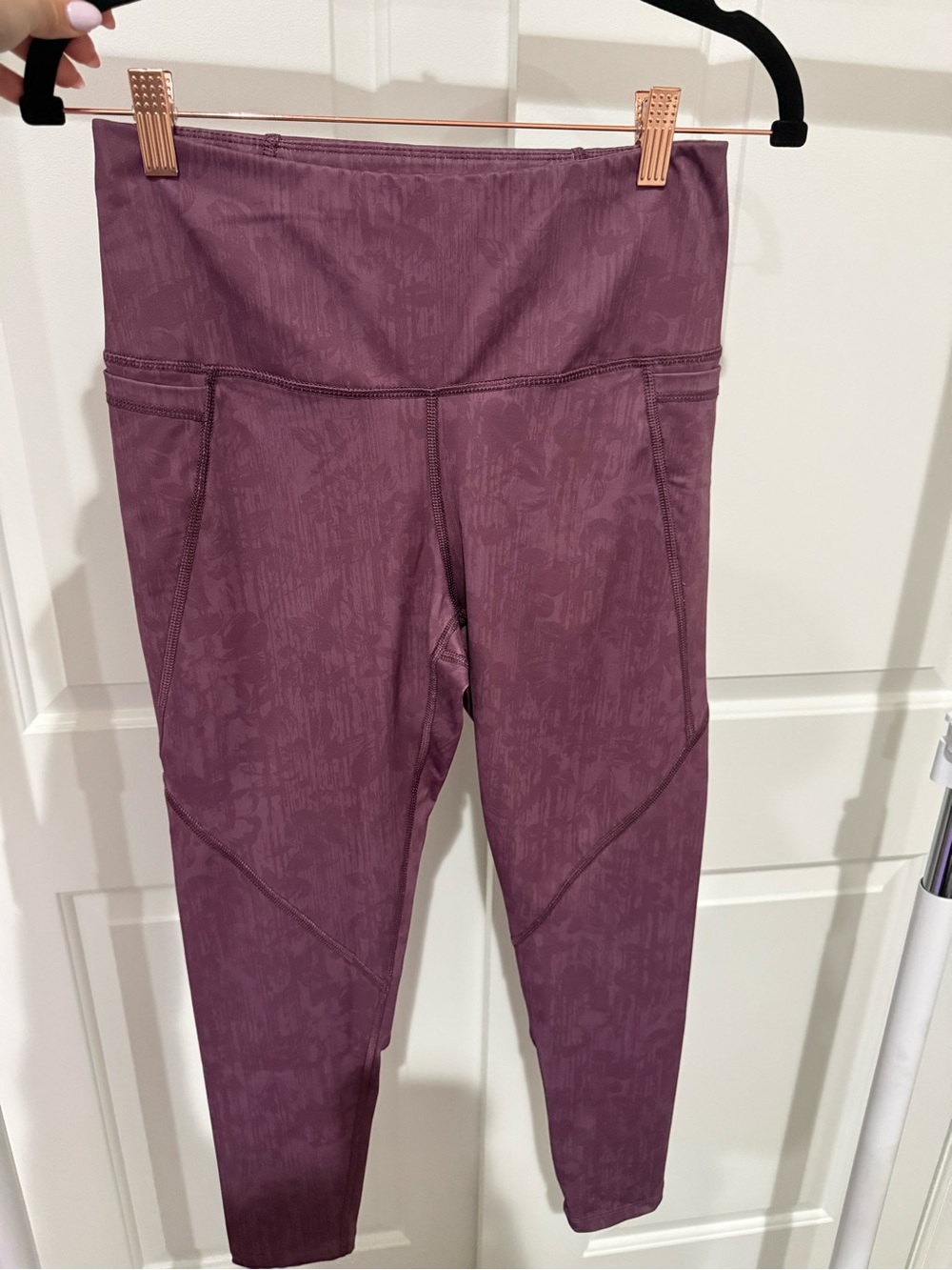 High-Waist Plum Active Leggings - Women's